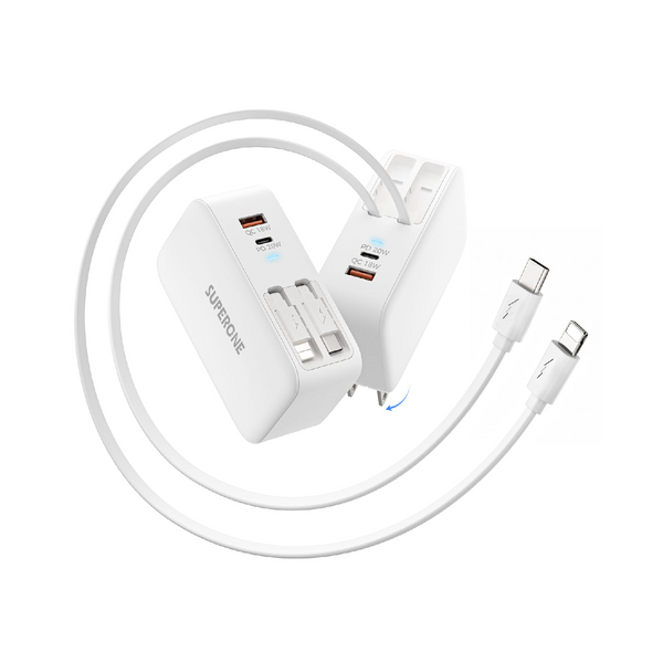 78W All-in-One Retractable Charging Station